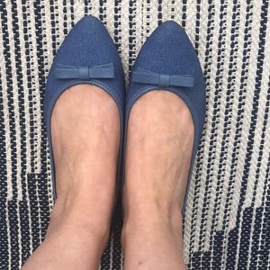 Denim flats